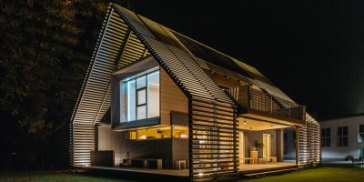 Außenansicht eines Loxone Passive House